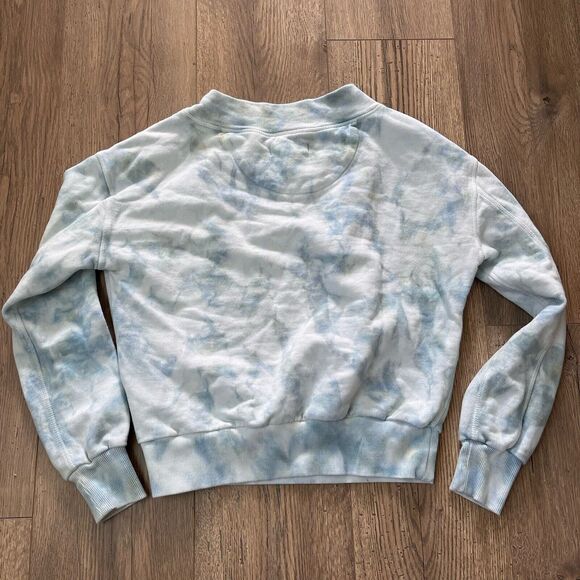 Anthropologie Pilcro Women's Elayna Tie-Dye Sweatshirt Pullover Mock Neck XS - Picture 3 of 8